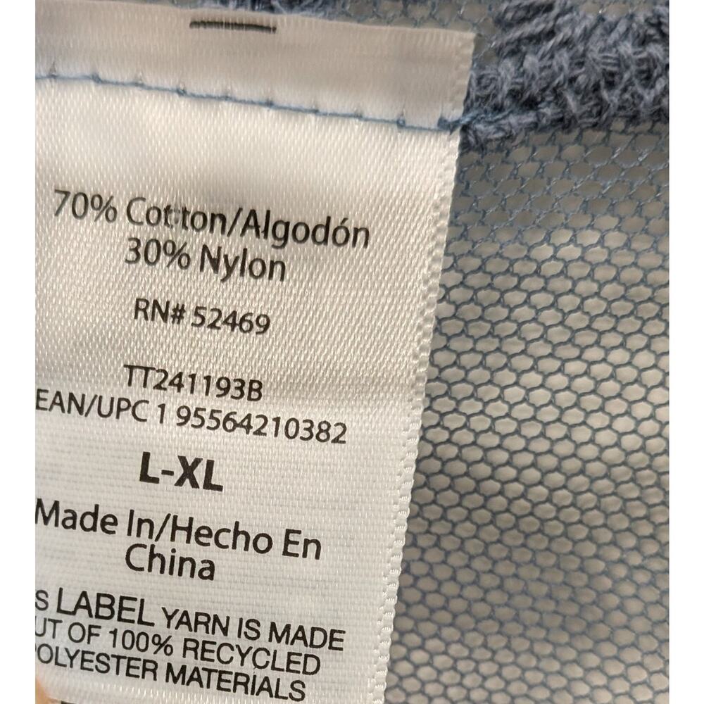 Nwot Lace Kimono Cardigan Swim Cover Up Blue Womens L/XL Relaxed Flowy Longline - Picture 6 of 7